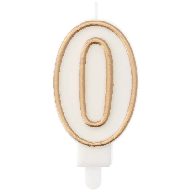 Ljus Simply Chique Gold Siffra - 9 cm - Ljus