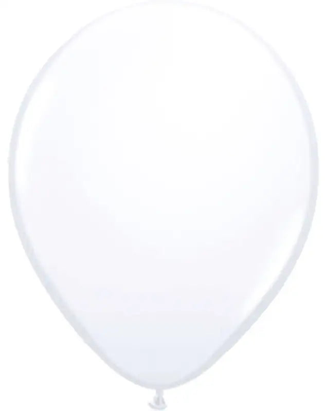Vita ballonger 13 cm - 20 stycken - Ballong