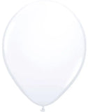 Vita ballonger 13 cm - 20 stycken - Ballong