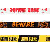 Markörband Brottsplats-Akta dig för Zombie-zonen - 3 st - Markörband