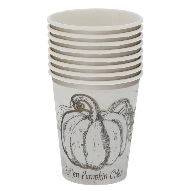 Pappersmug - creepy curiosities - 250 ml - 8 stycken