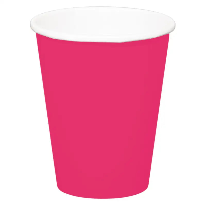 Pappersmug - Pink - 350 ml - 8 stycken - Pappersmuggar