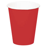 Pappersmug - Röda - 350 ml - 8 stycken - Pappersmuggar