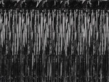 Party curtain black 100x200cm
