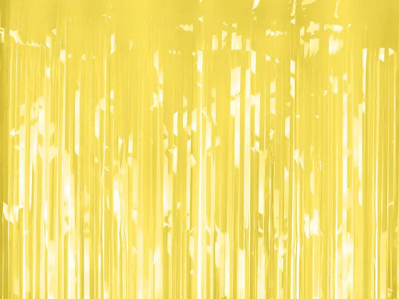 Party curtain light yellow 100x200cm