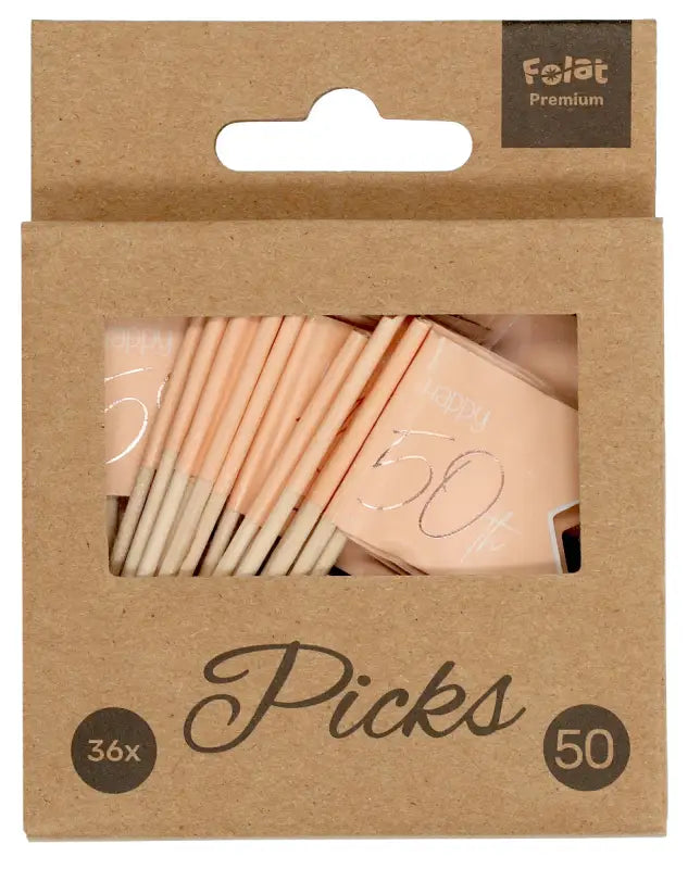 Pickers Elegant Lush Blush 50 Years - 36 stycken - Dekorationer