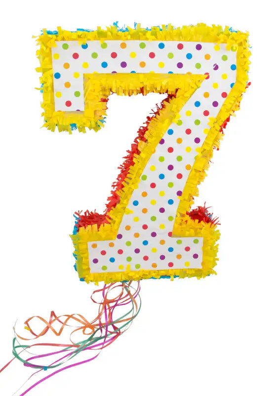 Pinata nummer 7 - 49 cm - Pinata
