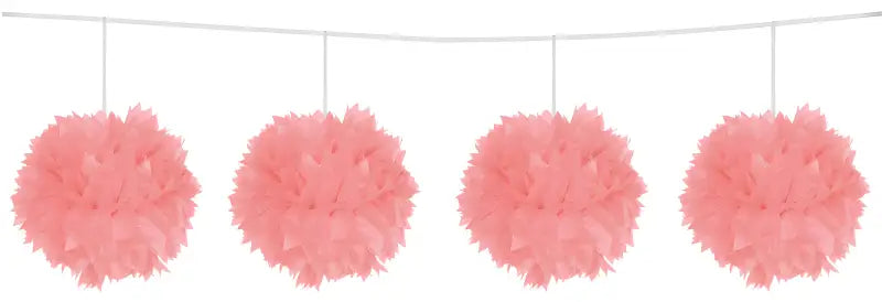 Pink Pompom Garland 3 meter - Girlang