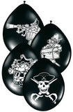 Piratballonger - 8 stycken - Latexballonger
