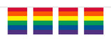 Rainbow Bunting Square - 10 meter - Girlang