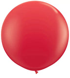 Röd ballong XL - 90 cm - Ballong