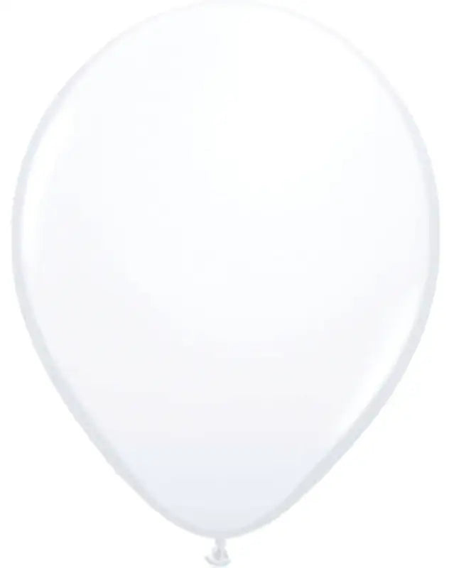 Vita ballonger 23cm - 50 st - Ballong