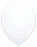 Vita ballonger 23cm - 50 st - Ballong
