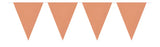 Rose Gold Bunting - 10 meter - Girlang