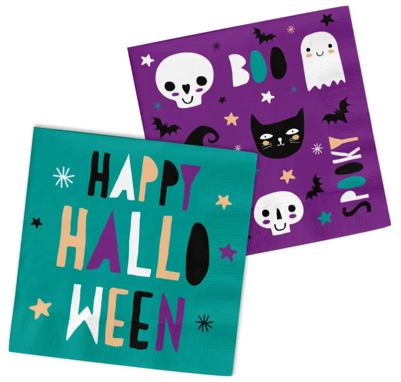 Servetter Happy Halloween 33 x 33 cm - 20 pack - Servetter