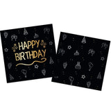 Servetter - Shining Glam - 33 x 33 cm - 16 pack - Servetter