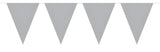 Silver Mini Bunting - 3 meter - Girlang