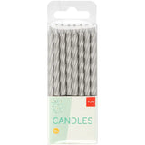 Silverljus - 16 stycken och 16 hållare - 6 cm - Ljus