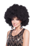 Svart Afro peruk XL - Peruk