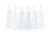 Tassel garland vit