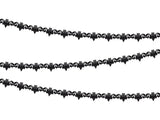 Tissue garland Bats svart