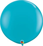 Tropiska blå ballonger 90cm - 2 st