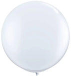 Vit ballong XL - 90cm - Ballong