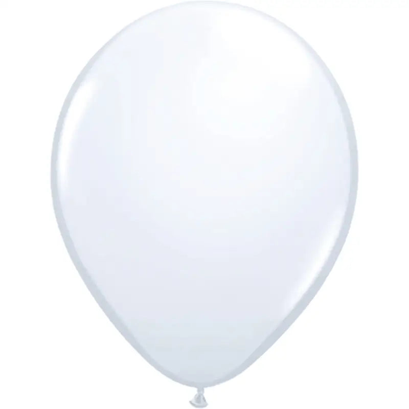 Vita ballonger 30cm - 100 stycken - Latexballonger