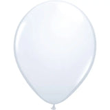 Vita ballonger 30cm - 100 stycken - Latexballonger