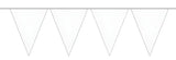 White Mini Bunting - 3 meter - Girlang