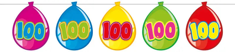 100-årsdag balloon garland - 10 meter