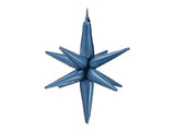 3d foil balloon star 105cm navy blue