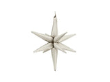 3d foil balloon star 50cm beige