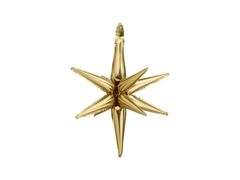 3d foil balloon star 50cm gold