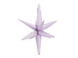 3d foil balloon star 70cm purple