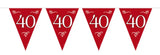 40-årsjubileum garland ruby red - 10 meter