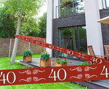 40-årsjubileumsspärrband - 15 meter