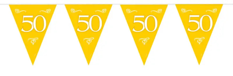 50 års golden bunting - 10 meter