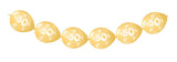 50-årsjubileumsknappballonger - 3 meter
