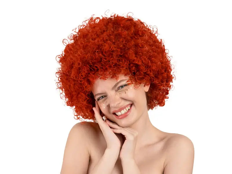 Afro wig ginger