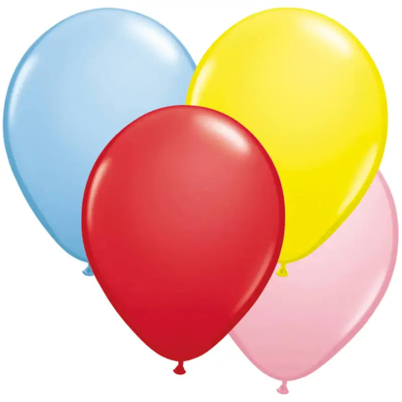 Ballonger i olika färger 25 cm - 15 stycken