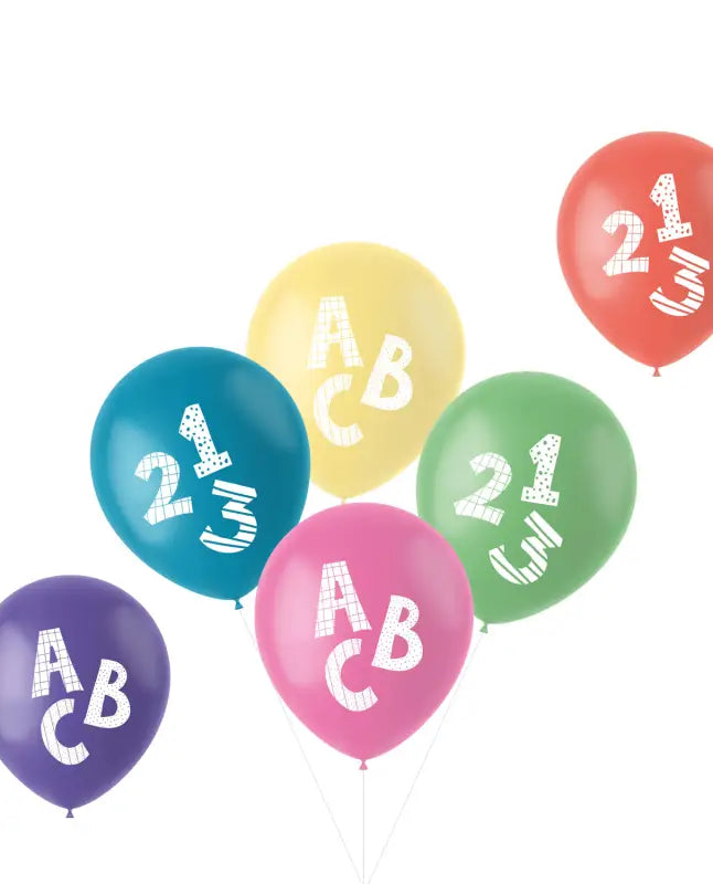Ballonger schulanfang 33cm - 6 stycken