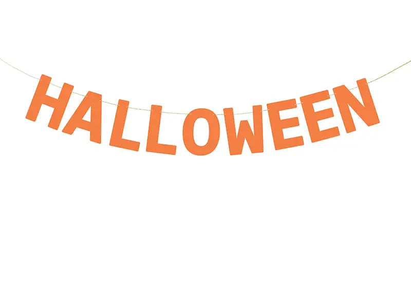 Banner Halloween orange