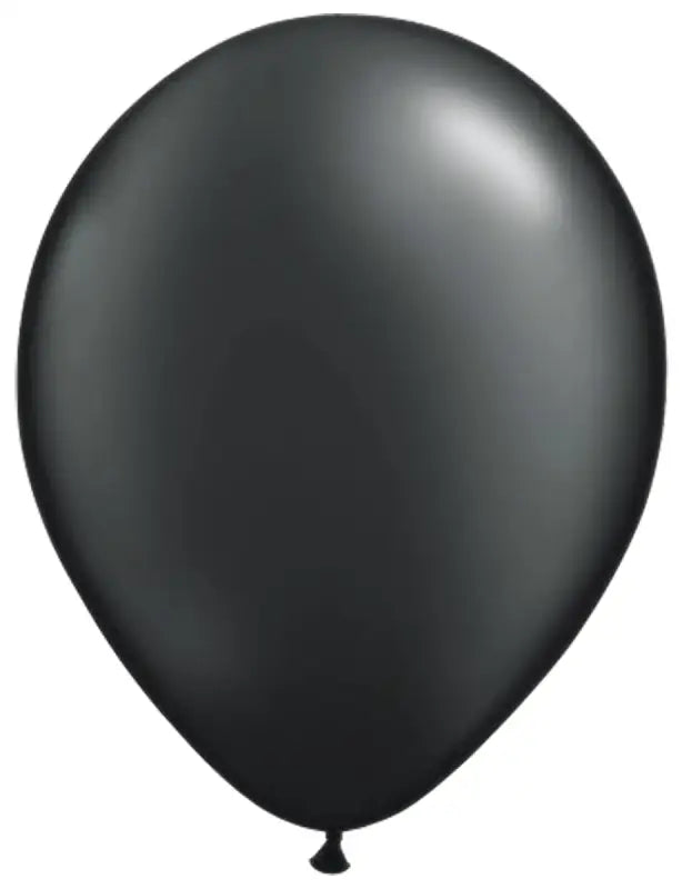Black Metallic Balloons 30cm - 10 stycken - Latexballonger