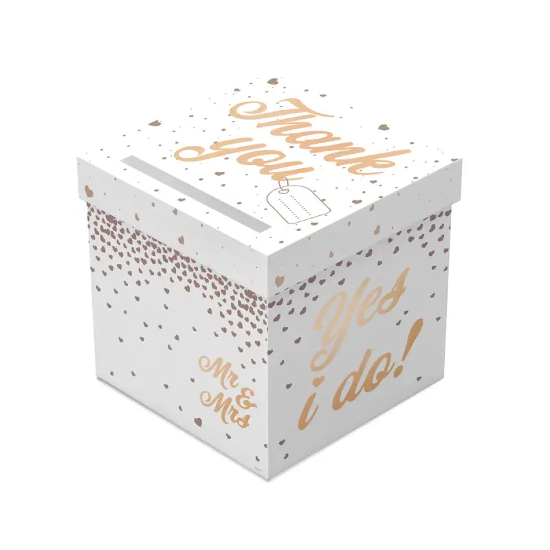 Bröllop Rose Gold kuvert box - Kuvertbox
