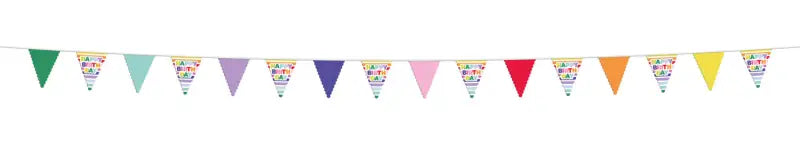 Buntinggirlang - papper - stripetastic - 6 m