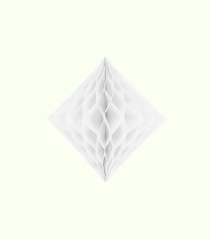 Dekorationsboll Diamant Vit - Dekorationsboll