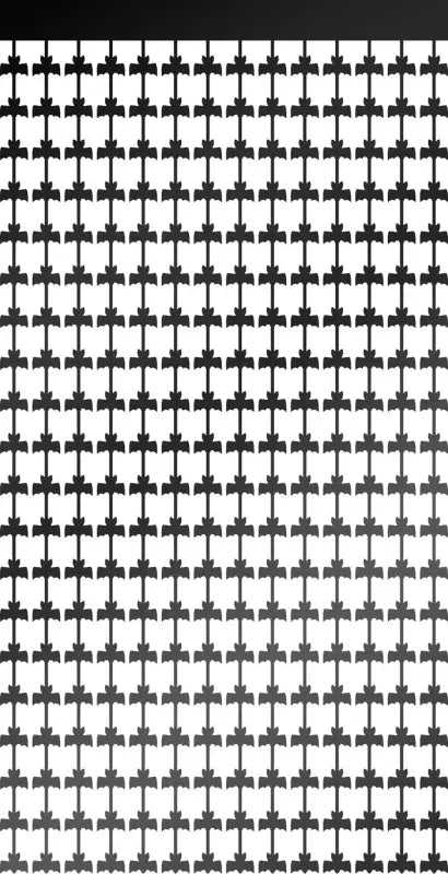 Dörrgardin Svarta fladdermöss - Halloween BoOo! - 2 x 1 meter - Dörrgardin