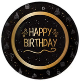 Engångstallrikar Shining Glam - 23 cm - 8 stycken - Papperstallrikar