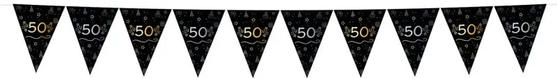 Flaggbanner - 50 - Shining Glam - 4 meter - Flaggbanner